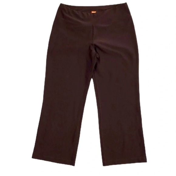 Brown Lucy Lucytech capri wide leg leggings size medium in excellent condition - Picture 2 of 4